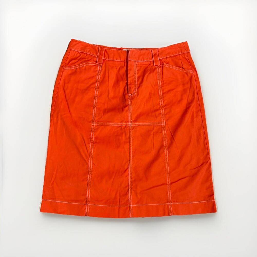 Vintage Bushwacker Women’s 8 Orange Mini Skirt (A11)